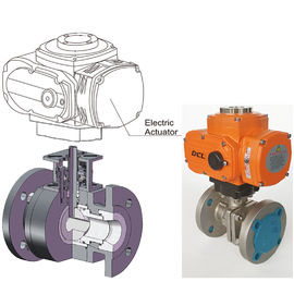 Quarter Turn 4 Inch DN100 Electrically Operated Ball Valve