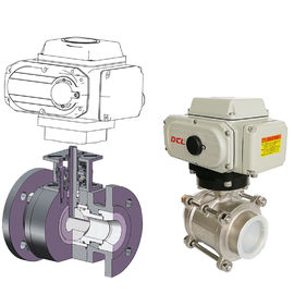 Quarter Turn 4 Inch DN100 Electrically Operated Ball Valve
